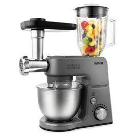 Планетарный миксер Kitfort КТ-1366-2 серый