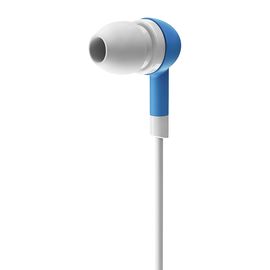 Наушники-вкладыши проводные OLMIO "Style", пластик, голубые, белый кабель, 3.5мм, OLMIO, 1/20/120