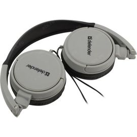 Наушники-гарнитура проводная Defender Accord 160 черный+серый