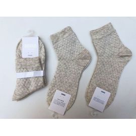 Носочки хлопковые в мелкую сеточку