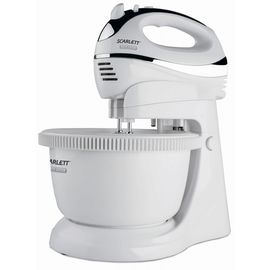 Миксер с чашей Scarlett SC-HM40B01 белый