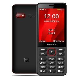 Мобильный телефон Texet TM-309 черно красный