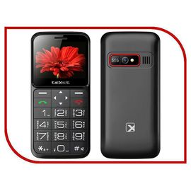 Мобильный телефон Texet TM-B226 черный-красный