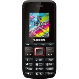 Мобильный телефон Texet TM-203 черно-красный
