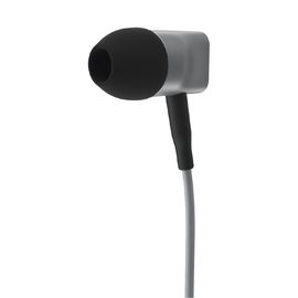 Наушники-вкладыши проводные OLMIO "Beat", пластик, серебристые, серый кабель, 3.5мм, 1/20/120