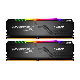 Память оперативная DDR4 Desktop HyperX Fury HX430C15FB3AK2/16, 16GB, RGB