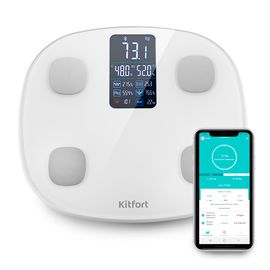 Весы напольные Kitfort KT-808 белый