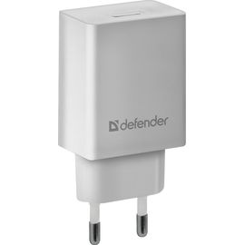Зарядное устройство сетевое Defender EPA-10, 1хUSB, 5V/2.1А, белый