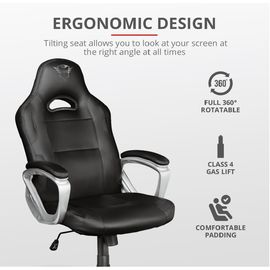 Игровое кресло Trust GXT 705 Ryon черный