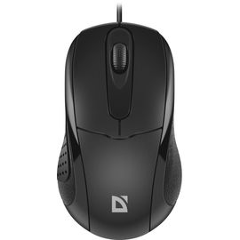 Мышь проводная Defender Standard MB-580 черный, 3 кнопки,1000 dpi