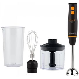 Блендер погружной Scarlett SC-HB42F82 черно-оранжевый