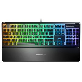 Клавиатура игровая Steelseries  Apex 3 RU 64805 черный