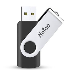 USB Флеш 32GB 3.0 Netac U505/32GB черный-серебро