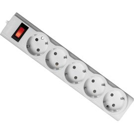 Сетевой фильтр Defender PowerS 30 3,0 м, 5 розеток, белый