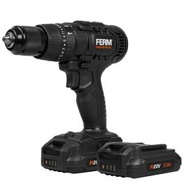 Дрель-шуруповерт ударная Ferm CDM1147P 20W АКБ