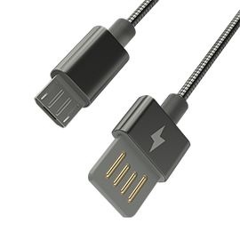 Кабель Ritmix RCC-416 MicroUSB-USB 2 A Metal Grey