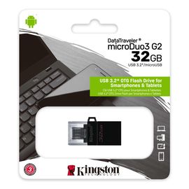 USB Флеш 32GB 3.0 Kingston OTG DTDUO3G2/32GB черный