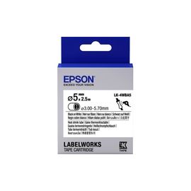 Лента Epson C53S654904 Tape - LK4WBA5 HST Blk/Wht d5/2,5
