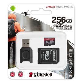 Карта памяти MicroSD 256GB Class 10 UHS-II A1 V90  Kingston MLPMR2/256GB
