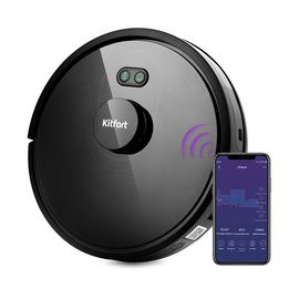 Пылесос-робот Kitfort KT-577 чёрный