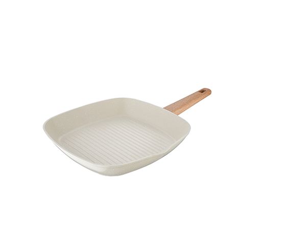 Сковорода-гриль Bergner Naturally BG BG-34743-CR 28*28см