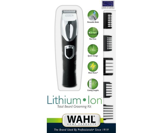 Триммер для усов и бороды Wahl Li Totall Beard Trimmer черный