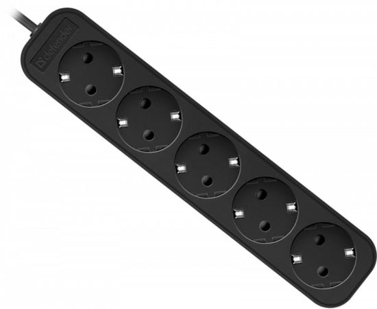 Удлинитель DEFENDER с заземлением M518 1.8 м, 5 розеток