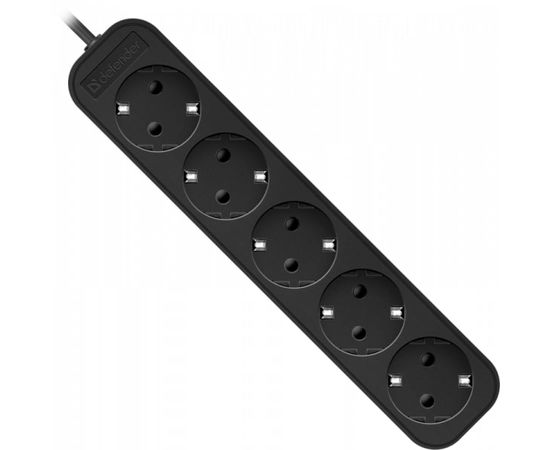 Удлинитель DEFENDER с заземлением M550 5 м, 5 розеток