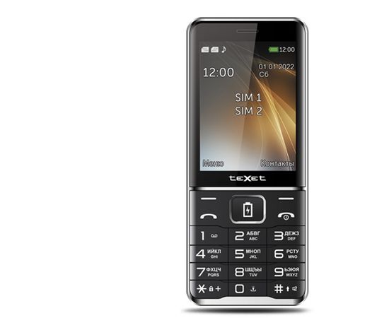 Мобильный телефон Texet TM-D421 черный