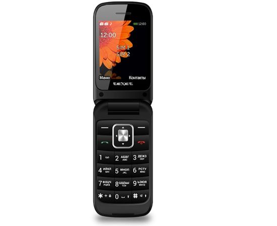 Мобильный телефон Texet TM-422 гранатовый