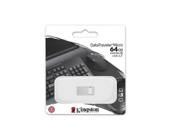 USB Флеш 64GB 3.1 Kingston DTMC3G2/64GB металл