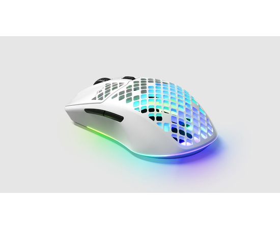 Мышь игровая беспроводная SteelSeries Aerox 3  (2022) Snow 62608 белый