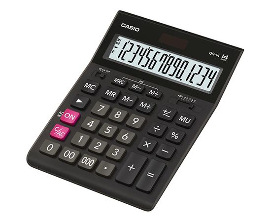 Калькулятор настольный CASIO GR-14T-W-EP