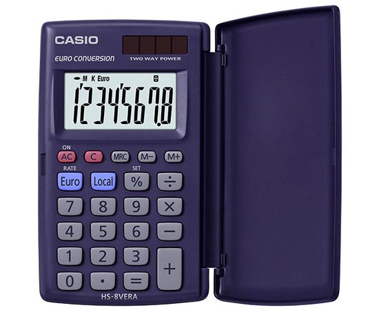 Калькулятор карманный CASIO HS-8VA-W-EP