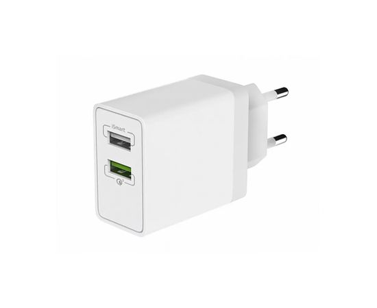 Зарядное устройство сетевое Olmio 2USB, 3.4A, Smart IC