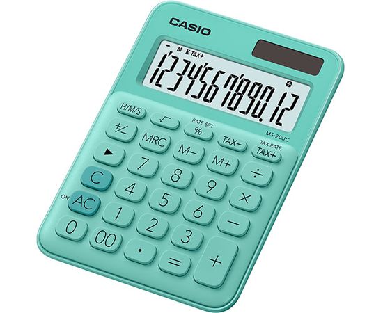 Калькулятор настольный CASIO MS-20UC-GN-W-EC