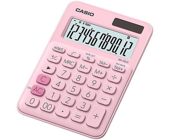 Калькулятор настольный CASIO MS-20UC-PK-W-UC