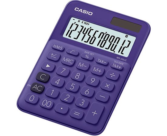 Калькулятор настольный CASIO MS-20UC-PL-W-EC