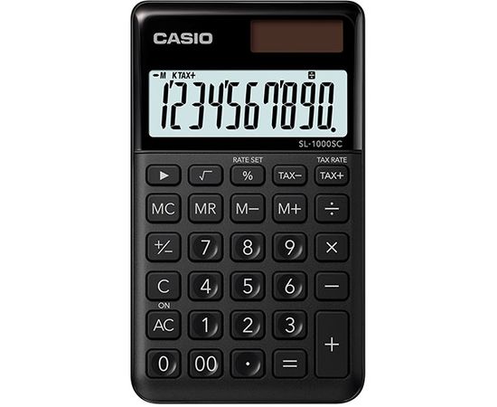 Калькулятор карманный CASIO SL-1000SC-BK-W-EP