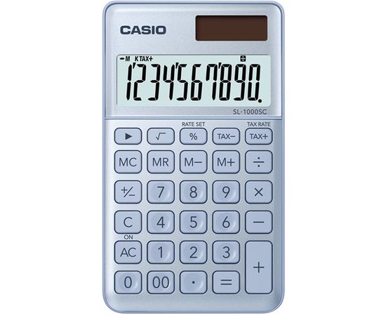 Калькулятор карманный CASIO SL-1000SC-BU-W-EP