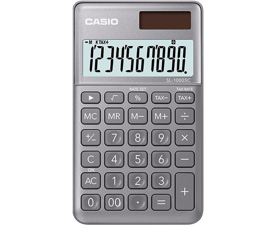 Калькулятор карманный CASIO SL-1000SC-GY-W-EP