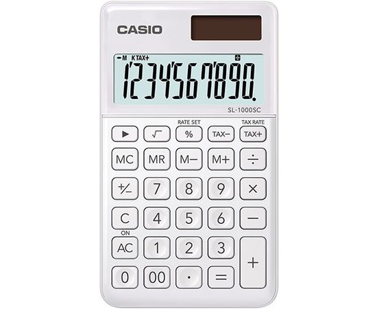 Калькулятор карманный CASIO SL-1000SC-WE-W-EP