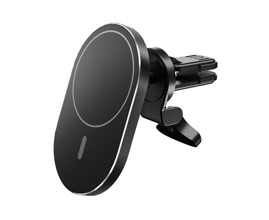 Держатель автомобильный Olmio Magnet Safe QI, 15W черный