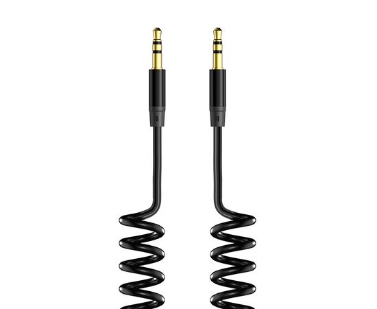 Аудиокабель AUX 3.5(m)-3.5(m), 1.8м, Olmio, черный