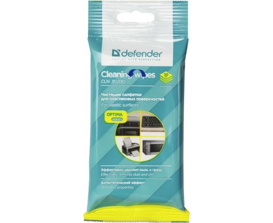 Чистящее салфетки Defender CLN 30200 Optima 20 шт