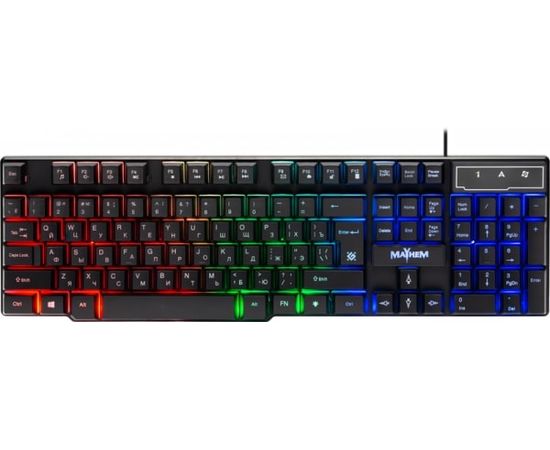 Клавиатура проводная Defender Mayhem GK-360DL RU,RGB подсветка,19 Anti-Ghost