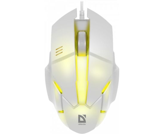 Мышь проводная Defender Host MB-982 7цветов,1000 dpi,белый