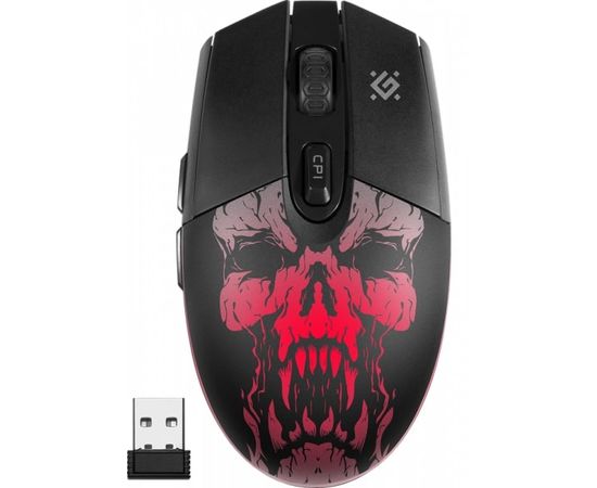 Мышь игровая беспроводная Defender Beta GM-707L LED черный