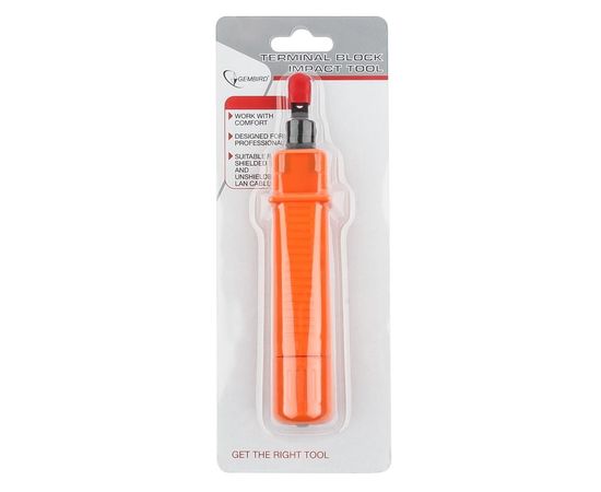 Инструмент Cablexpert T-430, для разделки витой пары в розетку, тип 110, регулировка ударного эффект