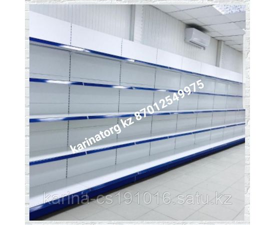 Стеллаж металлический пристенный 2000*300/400 без ценника